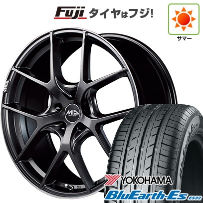 【新品国産車用5穴114.3】 夏タイヤ ホイール4本セット 225/50R18 ヨコハマ ブルーアース ES32 MID WHEELS MID EXCLUSIVE 025F 8J 18インチ(送料無料)｜フジ スペシャルセレクション