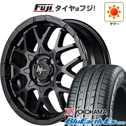 【新品 軽自動車】エブリイワゴン 夏タイヤ ホイール4本セット 165/50R15 ヨコハマ ブルーアース ES32 MID WHEELS NITRO POWER M28 バレットKC 5J 15インチ(送料無料)|フジ スペシャルセレクション