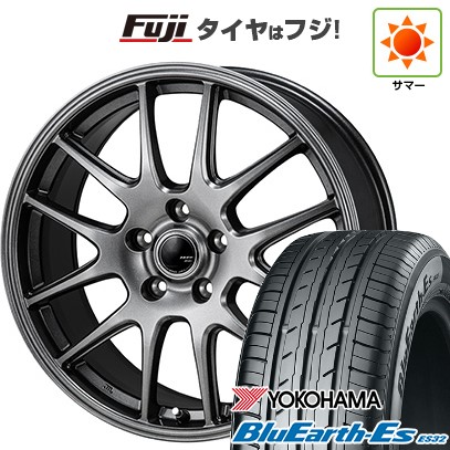 【新品国産車用5穴114.3】 夏タイヤ ホイール4本セット 215/50R17 ヨコハマ ブルーアース ES32 モンツァ ZACK JP-205 7J 17インチ(送料無料)