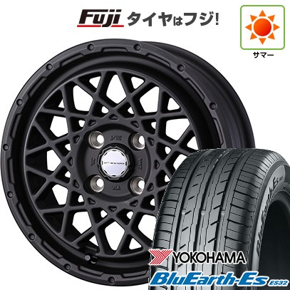 【新品 軽自動車】エブリイワゴン 夏タイヤ ホイール4本セット 165/60R14 ヨコハマ ブルーアース ES32 WEDS ウェッズアドベンチャー マッドヴァンス 09 4.5J 14インチ(送料無料)
