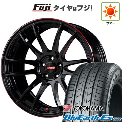 【新品国産車用5穴114.3】 夏タイヤ ホイール4本セット 215/45R18 ヨコハマ ブルーアース ES32 RAYS レイズ グラムライツ 57エクストリーム REV LIMIT EDITION 7.5J 18インチ(送料無料)