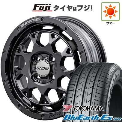 【新品 軽自動車】タフト ソリオ 夏タイヤ ホイール4本セット 165/65R15 ヨコハマ ブルーアース ES32 RAYS レイズ デイトナ M9+ SPEC-M 5J 15インチ(送料無料)｜フジ スペシャルセレクション