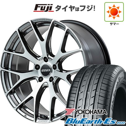 【新品国産車用5穴100】 夏タイヤ ホイール4本セット 205/50R17 ヨコハマ ブルーアース ES32 RAYS レイズ ホムラ 2X7FT 7J 17インチ(送料無料)|フジ スペシャルセレクション