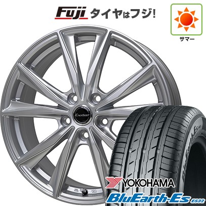 【新品国産車用5穴114.3】 夏タイヤ ホイール4本セット 205/65R15 ヨコハマ ブルーアース ES32 ホットスタッフ エクスターST 6J 15インチ(送料無料)