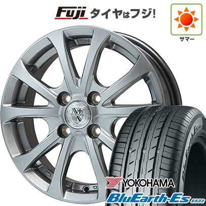 【新品国産車用4穴100】 夏タイヤ ホイール4本セット 175/65R15 ヨコハマ ブルーアース ES32 ビッグウエイ TRG-バーンII 5.5J 15インチ(送料無料)
