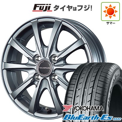 【新品国産車用4穴100】 夏タイヤ ホイール4本セット 175/65R15 ヨコハマ ブルーアース ES32 ブリヂストン バルミナ LS10 5.5J 15インチ(送料無料)