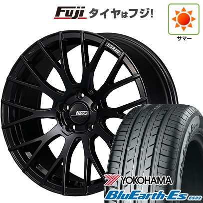 【新品国産車用5穴100】 夏タイヤ ホイール4本セット 225/40R18 ヨコハマ ブルーアース ES32 SSR ライナー M10モノブロック 7.5J 18インチ(送料無料)