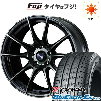 【新品国産車用5穴114.3】 夏タイヤ ホイール4本セット 235/50R18 ヨコハマ ブルーアース ES32 WEDS ウェッズ ウェッズスポーツ SA-25R 7.5J 18インチ(送料無料)|フジ スペシャルセレクション