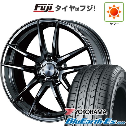 【新品国産車用5穴100】 夏タイヤ ホイール4本セット 225/40R18 ヨコハマ ブルーアース ES32 WEDS ウェッズ ウェッズスポーツ RN-55M 7.5J 18インチ(送料無料)