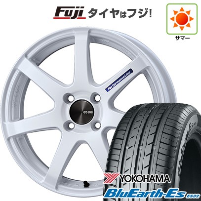 【新品 軽自動車】タフト ソリオ 夏タイヤ ホイール4本セット 165/65R15 ヨコハマ ブルーアース ES32 ENKEI エンケイ PerformanceLine PF07 COLORS 5J 15インチ(送料無料)|フジ スペシャルセレクション