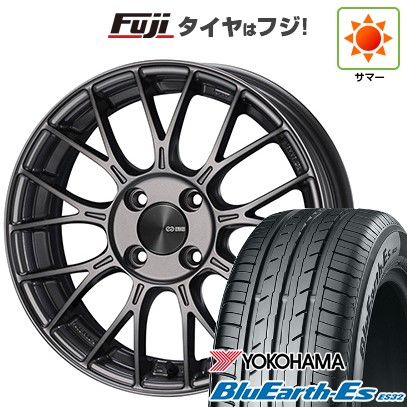 【新品国産車用5穴100】 夏タイヤ ホイール4本セット 215/40R18 ヨコハマ ブルーアース ES32 ENKEI エンケイ PerformanceLine PFM1 8J 18インチ(送料無料)