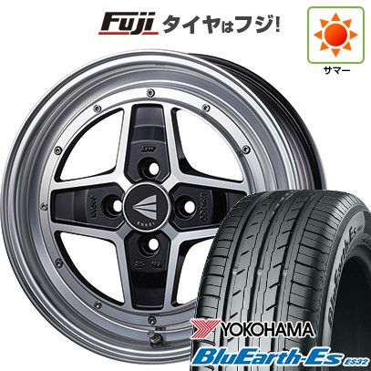 【新品 軽自動車】ハスラー デリカミニ(4WD) 夏タイヤ ホイール4本セット 165/60R15 ヨコハマ ブルーアース ES32 ENKEI エンケイ Neo Classic アパッチ2 5J 15インチ(送料無料)