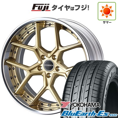 【新品国産車用5穴114.3】 夏タイヤ ホイール4本セット 215/40R18 ヨコハマ ブルーアース ES32 WEDS ウェッズ マーベリック 1505S 7.5J 18インチ(送料無料)