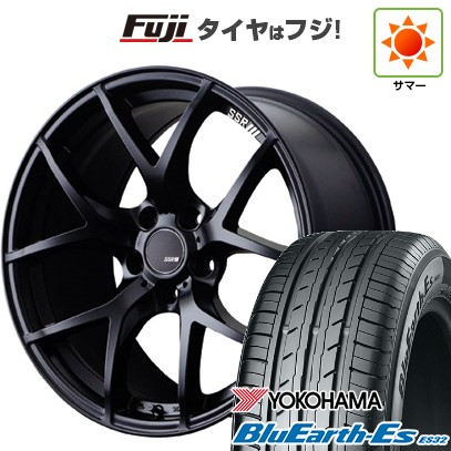 【新品国産車用5穴114.3】 夏タイヤ ホイール4本セット 215/45R18 ヨコハマ ブルーアース ES32 SSR GT GTV03 7.5J 18インチ(送料無料)