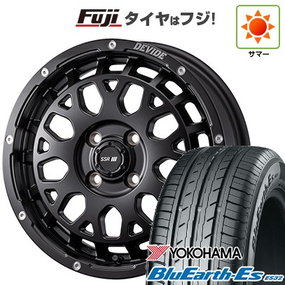 【新品 軽自動車】エブリイワゴン 夏タイヤ ホイール4本セット 165/50R15 ヨコハマ ブルーアース ES32 SSR ディバイド G：M 4.5J 15インチ(送料無料)