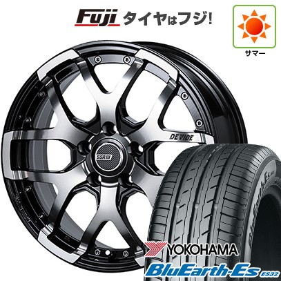 【新品国産車用5穴114.3】 夏タイヤ ホイール4本セット 215/60R17 ヨコハマ ブルーアース ES32 SSR ディバイド ZS 7J 17インチ(送料無料)|フジ スペシャルセレクション