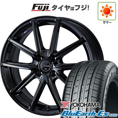 【新品 軽自動車】エブリイワゴン 夏タイヤ ホイール4本セット 165/50R15 ヨコハマ ブルーアース ES32 WEDS ウェッズ レオニス NAVIA 08 4.5J 15インチ(送料無料)