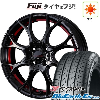 【新品 軽自動車】タフト ソリオ 夏タイヤ ホイール4本セット 165/65R15 ヨコハマ ブルーアース ES32 WEDS ウェッズ ノヴァリス ローグ UY 4.5J 15インチ(送料無料)