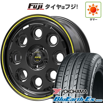 【新品 軽自動車】ハスラー 夏タイヤ ホイール4本セット 165/65R14 ヨコハマ ブルーアース ES32 共豊 PPX ミルエイト 4.5J 14インチ(送料無料) 52,140円