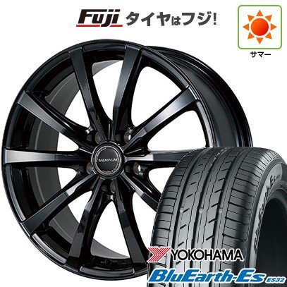 【新品国産車用5穴114.3】 夏タイヤ ホイール4本セット 195/60R16 ヨコハマ ブルーアース ES32 ブリヂストン バルミナ LS10 6.5J 16インチ(送料無料)｜フジ スペシャルセレクション