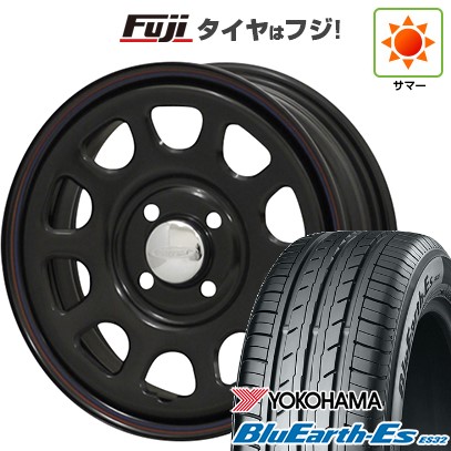 【新品 軽自動車】N-BOX タント スペーシア 夏タイヤ ホイール4本セット 165/55R15 ヨコハマ ブルーアース ES32 モリタ デイトナズ G2 5J 15インチ(送料無料)