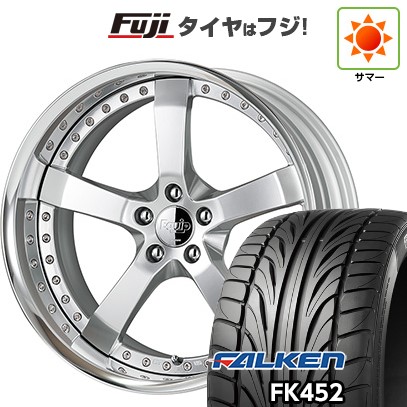 【新品国産車用5穴114.3】 夏タイヤ ホイール4本セット 265/30R22 ファルケン FK452 WORK ワーク エクイップ E05 9J 22インチ(送料無料)