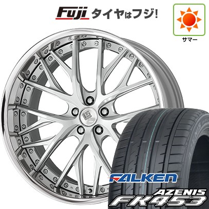 【新品国産車用5穴114.3】 夏タイヤ ホイール4本セット 245/30R22 ファルケン アゼニス FK453 WORK ワーク LS バサラ 9J 22インチ(送料無料)