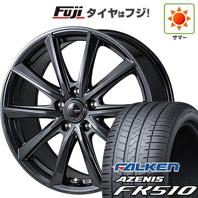 【新品国産車用5穴114.3】 夏タイヤ ホイール4本セット 235/60R18 ファルケン アゼニス FK510 SUV モンツァ ZACK Sport-FT 7.5J 18インチ(送料無料)｜フジ スペシャルセレクション