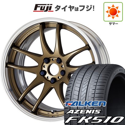 【新品国産車用5穴114.3】 夏タイヤ ホイール4本セット 215/35R19 ファルケン アゼニス FK510 WORK ワーク エモーション CR 2P 8J 19インチ(送料無料)