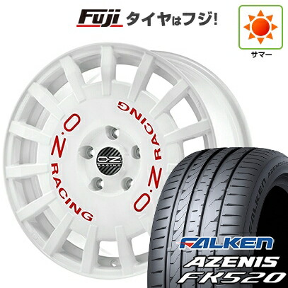 【新品国産車用5穴114.3】 夏タイヤ ホイール4本セット 225/50R18 ファルケン アゼニス FK520L OZ ラリーレーシング 8J 18インチ(送料無料)|フジ スペシャルセレクション