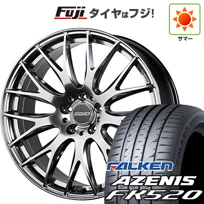 【新品国産車用5穴114.3】 夏タイヤ ホイール4本セット 225/50R18 ファルケン アゼニス FK520L RAYS レイズ ホムラ 2X9Plus 8J 18インチ(送料無料)