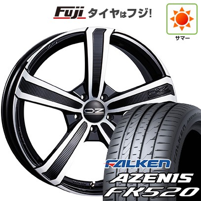 【新品国産車用5穴114.3】 夏タイヤ ホイール4本セット 245/30R20 ファルケン アゼニス FK520L OZ モンテカルロHLT【限定】 8.5J 20インチ(送料無料)｜フジ スペシャルセレクション