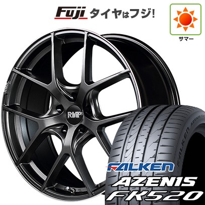 【新品国産車用5穴114.3】 夏タイヤ ホイール4本セット 235/50R18 ファルケン アゼニス FK520L MID WHEELS MID EXCLUSIVE 025F 8J 18インチ(送料無料)