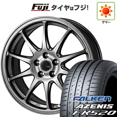 【新品国産車用5穴114.3】 夏タイヤ ホイール4本セット 225/50R18 ファルケン アゼニス FK520L モンツァ ZACK JP-202 8J 18インチ(送料無料)｜フジ スペシャルセレクション