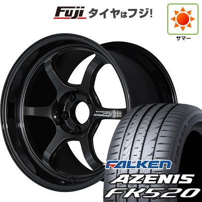 【新品国産車用5穴100】 夏タイヤ ホイール4本セット 225/55R18 ファルケン アゼニス FK520L ヨコハマ アドバンレーシング R6 7.5J 18インチ(送料無料)|フジ スペシャルセレクション