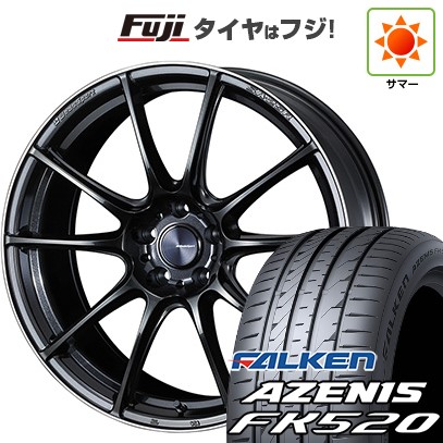 【新品国産車用5穴114.3】 夏タイヤ ホイール4本セット 245/35R20 ファルケン アゼニス FK520L WEDS ウェッズスポーツ SA-25R 8.5J 20インチ(送料無料)