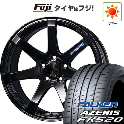 【新品国産車用5穴114.3】 夏タイヤ ホイール4本セット 235/55R18 ファルケン アゼニス FK520L ENKEI エンケイ PerformanceLine PF07 フジオリジナルカラー 7.5J 18インチ(送料無料)｜フジ スペシャルセレクション 117,250円