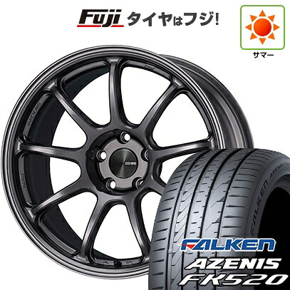【新品国産車用5穴114.3】 夏タイヤ ホイール4本セット 235/50R18 ファルケン アゼニス FK520L ENKEI エンケイ PerformanceLine PF09 8J 18インチ(送料無料)｜フジ スペシャルセレクション 239,400円