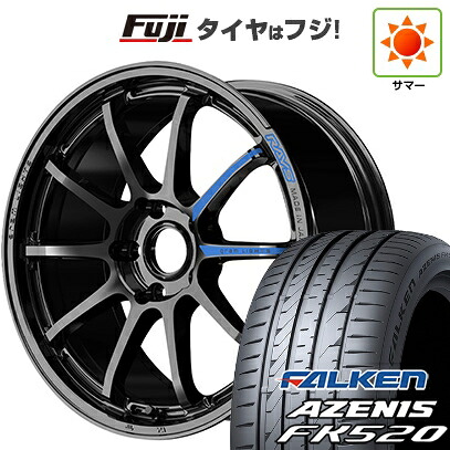 【新品国産車用5穴114.3】 夏タイヤ ホイール4本セット 225/55R18 ファルケン アゼニス FK520L RAYS レイズ グラムライツ 57NR SPEC-M 7.5J 18インチ(送料無料)|フジ スペシャルセレクション