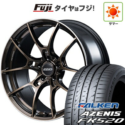【新品国産車用5穴114.3】 夏タイヤ ホイール4本セット 245/45R20 ファルケン アゼニス FK520L RAYS レイズ ボルクレーシング G025 SZ EDITION 9J 20インチ(送料無料)|フジ スペシャルセレクション