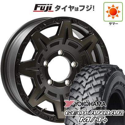 【新品】ジムニー 夏タイヤ ホイール4本セット 215/85R16 ヨコハマ ジオランダー M/T+ G001 WEDS ウェッズ クロスオーバーガーメンツ Style M 5.5J 16インチ(送料無料)