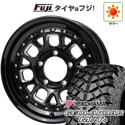 【新品】ジムニー 夏タイヤ ホイール4本セット 215/85R16 ヨコハマ ジオランダー M/T+ G001C ホットスタッフ バークレイハードロック ヒューロン 5.5J 16インチ(送料無料)|フジ スペシャルセレクション