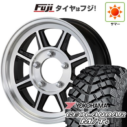 【新品】ジムニー 夏タイヤ ホイール4本セット 195R16C 104/102Q ヨコハマ ジオランダー M/T+ G001J ハヤシレーシング ハヤシストリート タイプSTJ 5.5J 16インチ(送料無料)