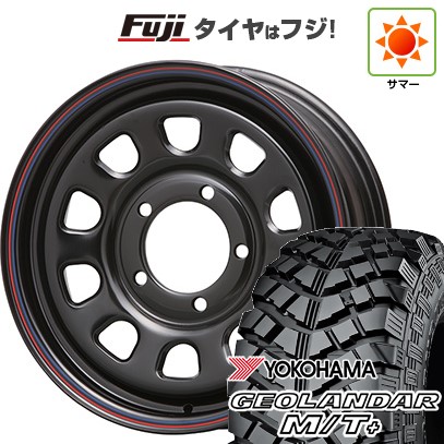 【新品】ジムニー 夏タイヤ ホイール4本セット 215/85R16 ヨコハマ ジオランダー M/T+ G001C MLJ デイトナSS 5.5J 16インチ(送料無料)|フジ スペシャルセレクション