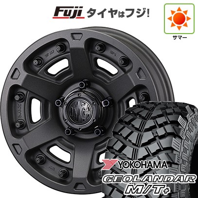 【新品】ジムニー 夏タイヤ ホイール4本セット 195R16C 104/102Q ヨコハマ ジオランダー M/T+ G001J クリムソン マーテルギア(MG) アーマーFF 5.5J 16インチ(送料無料)