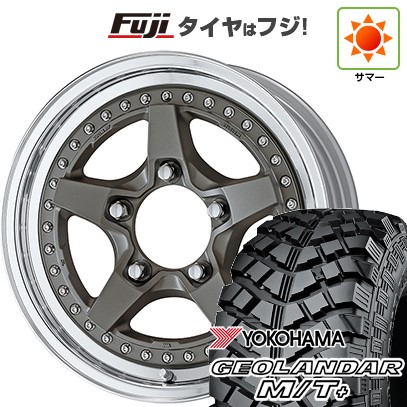 【新品】ジムニー 夏タイヤ ホイール4本セット 215/85R16 ヨコハマ ジオランダー M/T+ G001C WORK ワーク クラッグ ガルバトレ 2 5.5J 16インチ(送料無料)