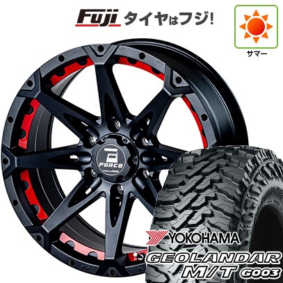 【新品国産車用6穴139.7】 夏タイヤ ホイール4本セット 285/65R18 ヨコハマ ジオランダー M/T G003 フォース デナリ 8J 18インチ(送料無料)