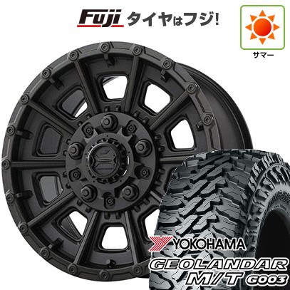【新品国産車用5穴114.3】 夏タイヤ ホイール4本セット 225/65R17 ヨコハマ ジオランダー M/T G003 TUS JAPAN ジェップセン バレルゾーン M017 8J 17インチ(送料無料)｜フジ スペシャルセレクション
