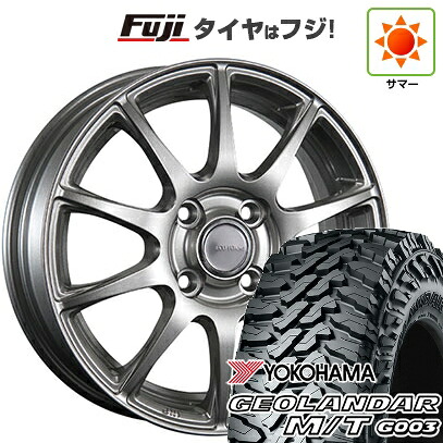【新品 軽自動車】ハスラー 夏タイヤ ホイール4本セット 165/65R14 ヨコハマ ジオランダー M/T G003 ブリヂストン エコフォルム SE-23 4.5J 14インチ(送料無料)