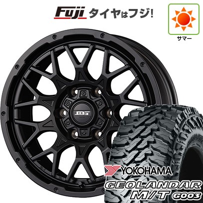 【新品】プラド/ハイラックス 夏タイヤ ホイール4本セット 265/70R17 ヨコハマ ジオランダー M/T G003 コーセイ ボトムガルシア シャドウバーツ 8J 17インチ(送料無料)